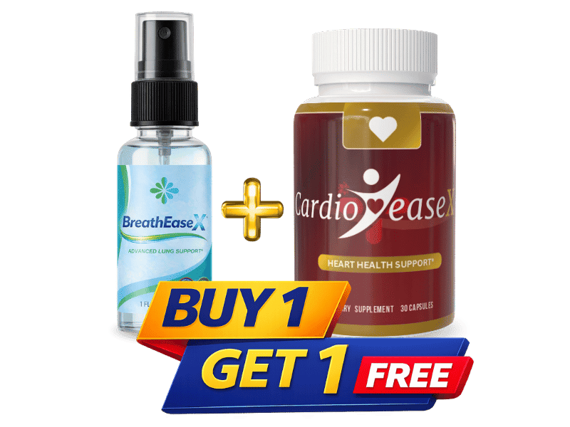 BreathEaseX and CardioEaseX 2 bottle kit
